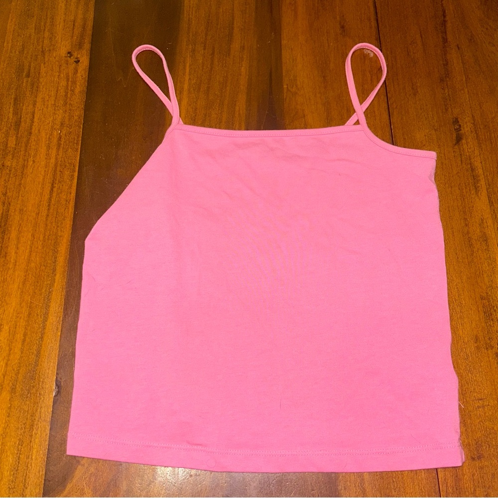 Wild Fable Pink Sleeveless Crop Camisole